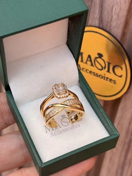 Bague de Mariage en acier inoxydable de qualité