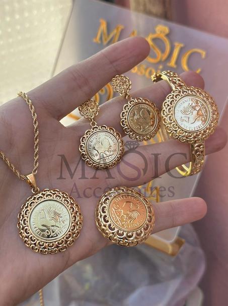 Ensembles colier + Bracelet + bague + Boucles 16