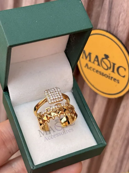 Bague de Mariage en acier inoxydable de qualité