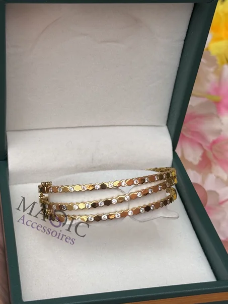 Trois bracelets inoxydable