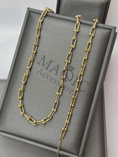 Collier +gourmet en acier inoxydable