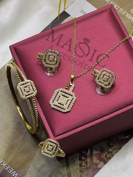 Ensembles colier + Bracelet + Bague + Boucles 27