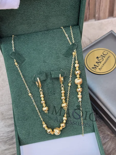 Collier + boucles + gourmet inoxydable