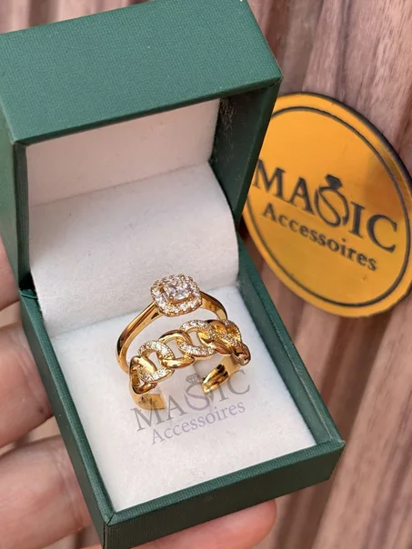 Bague de Mariage en acier inoxydable de qualité