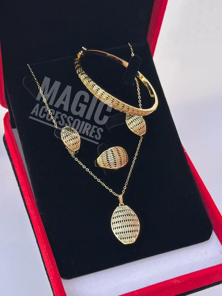 Ensembles colier + Bracelet + Bague + Boucles