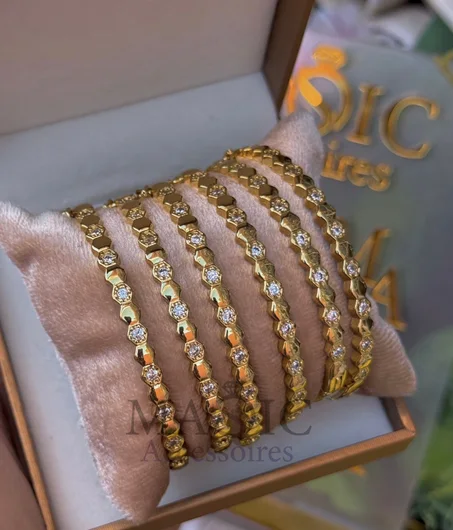 Sertlla 6 bracelets en acier inoxydable