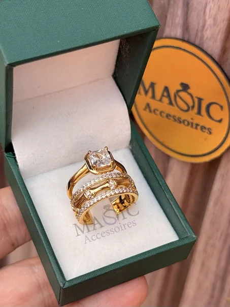 Bague de Mariage en acier inoxydable de qualité