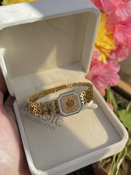 Bracelet model or inoxydable