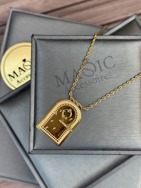 Collier bab mensour inoxydable