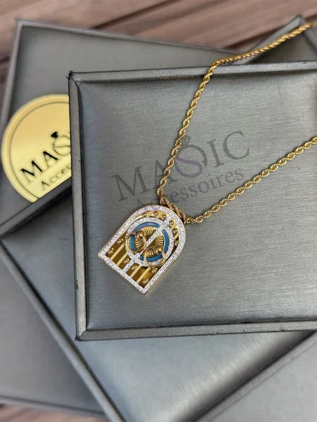 Collier bab mensour inoxydable