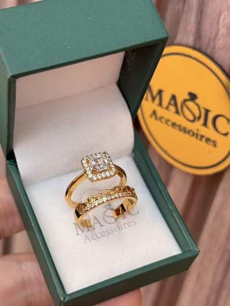 Bague de Mariage en acier inoxydable de qualité