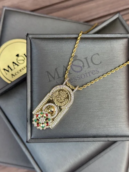 Collier bab mensour inoxydable