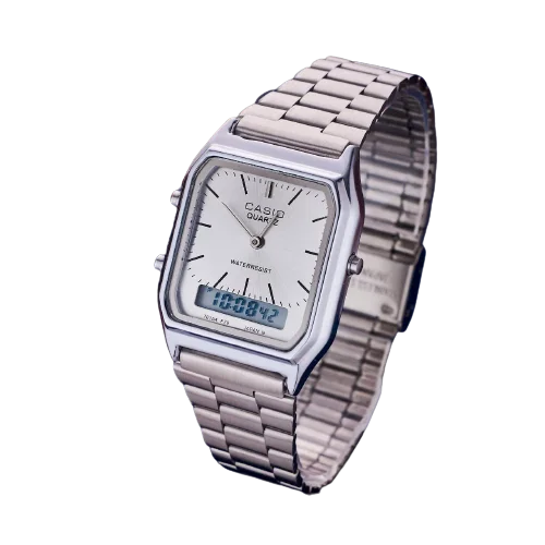 Montre rétro-classique CASIO pour homme