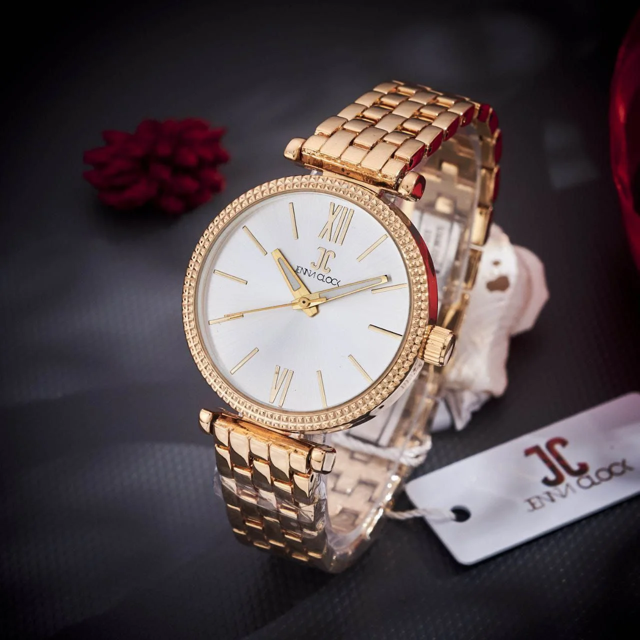Montre inoxydable JENNA-CLOCK  ساعة نسائية أنيقة