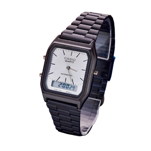 Montre rétro-classique CASIO pour homme