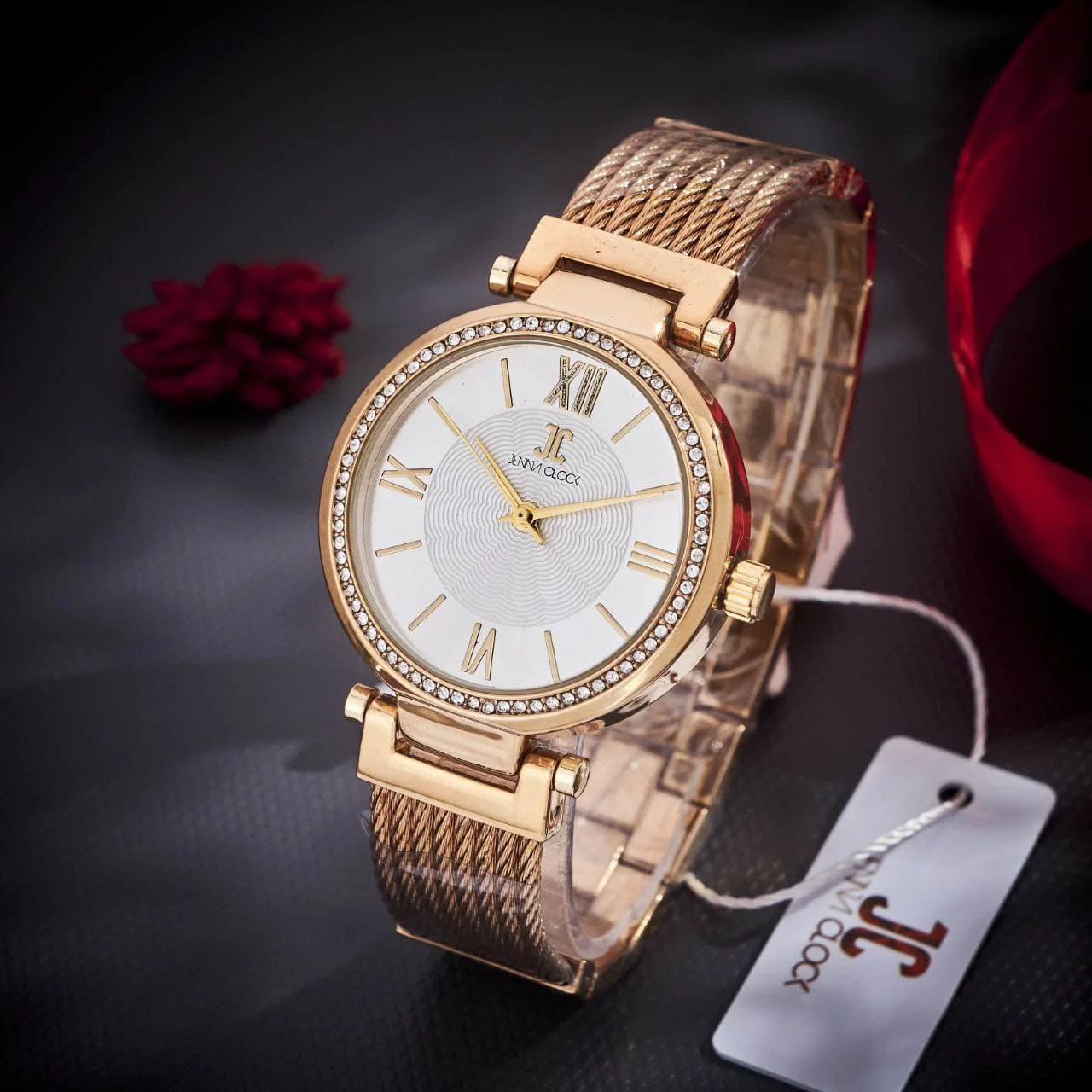 Montre inoxydable JENNA-CLOCK  ساعة نسائية أنيقة