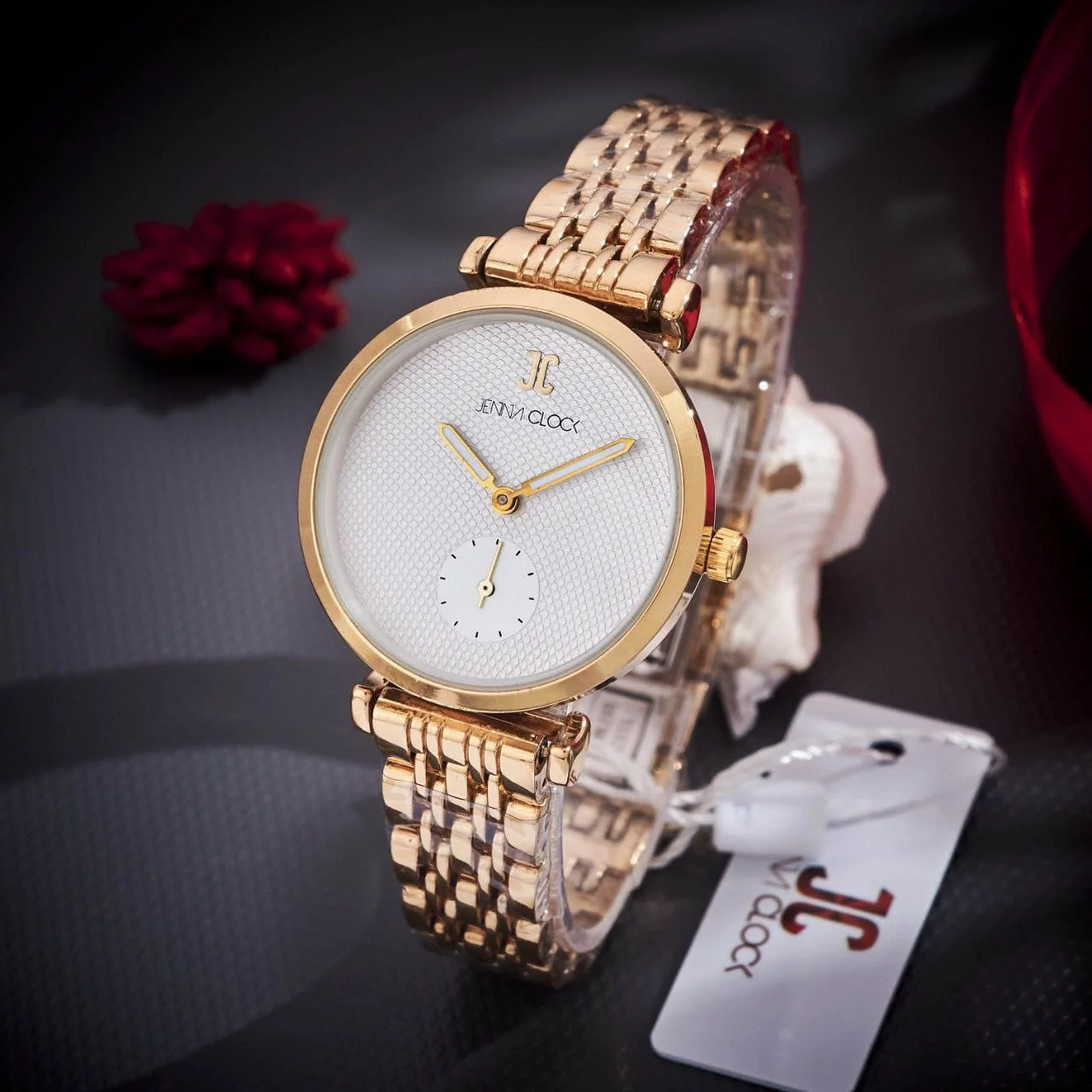 Montre inoxydable JENNA-CLOCK  ساعة نسائية أنيقة