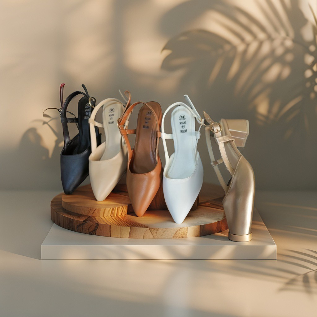 Escarpins ouverts femme à bride élégante