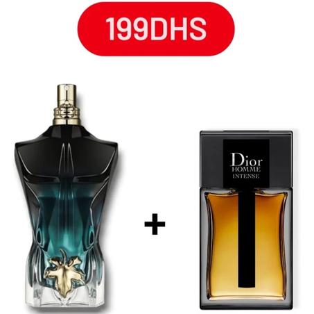10ml jpg le beau le parfum+10ml dior homme intense