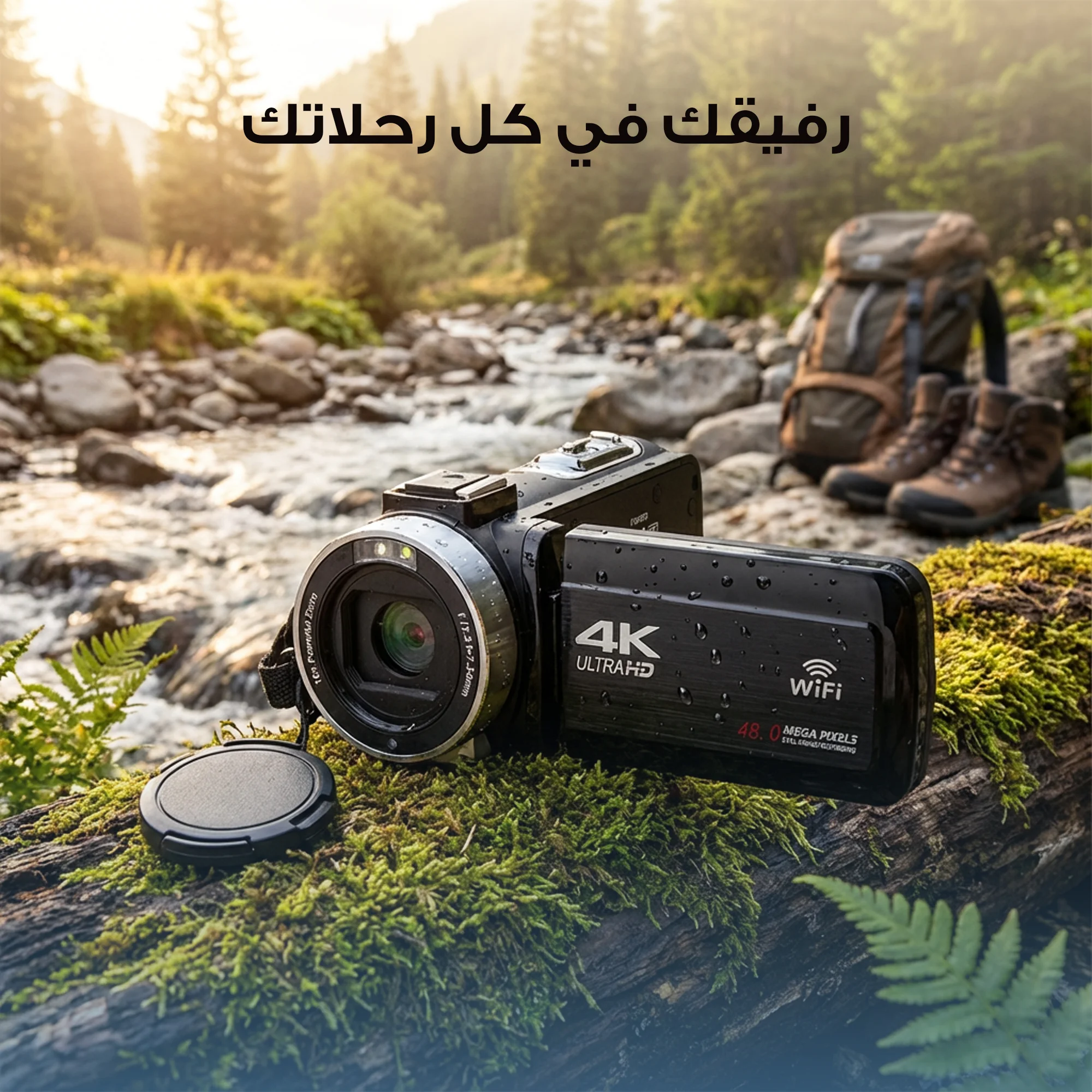 🎥 كاميرا تصوير احترافي 4K – Dingetu 48MP – احترافية في جيبك