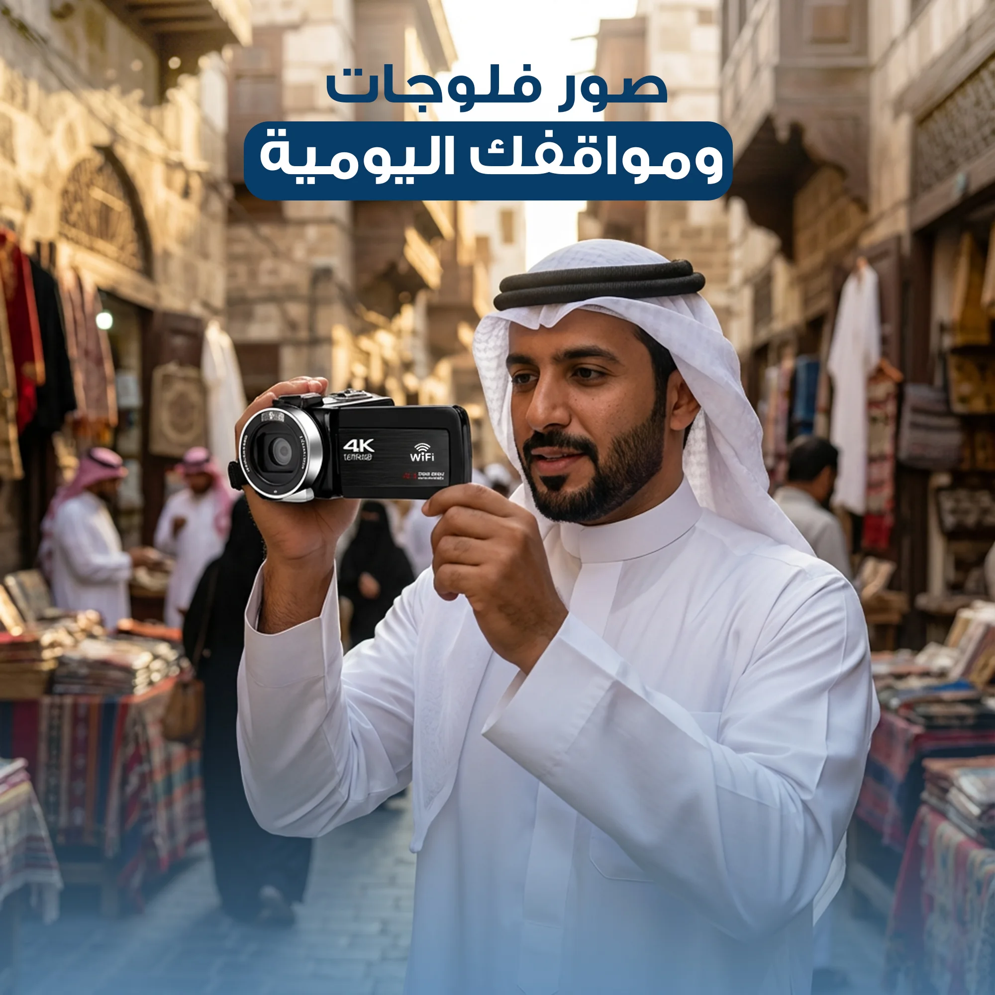 🎥 كاميرا تصوير احترافي 4K – Dingetu 48MP – احترافية في جيبك