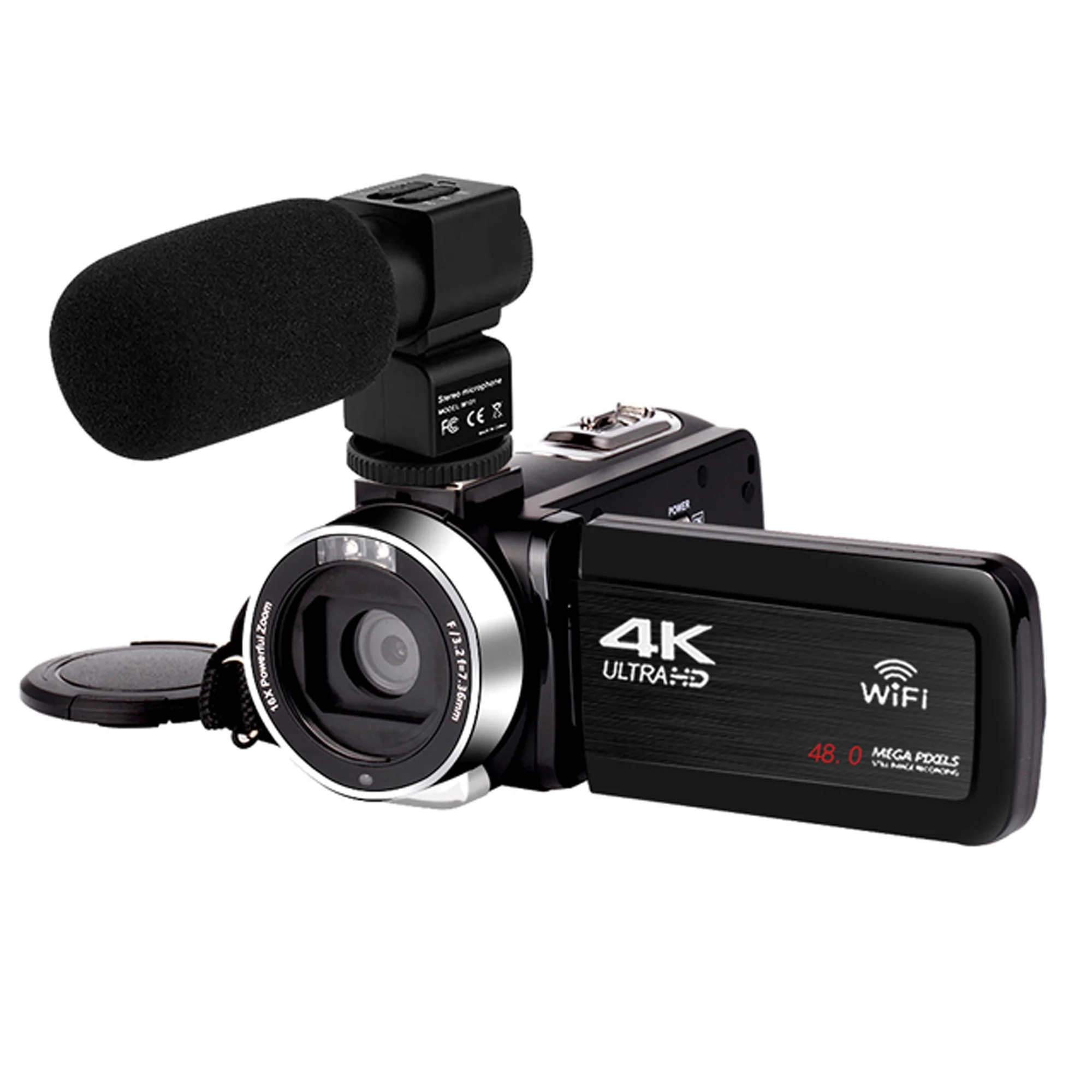 🎥 كاميرا تصوير احترافي 4K – Dingetu 48MP – احترافية في جيبك
