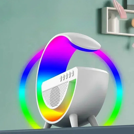 مكبر الصوت + شاحن ضوئي