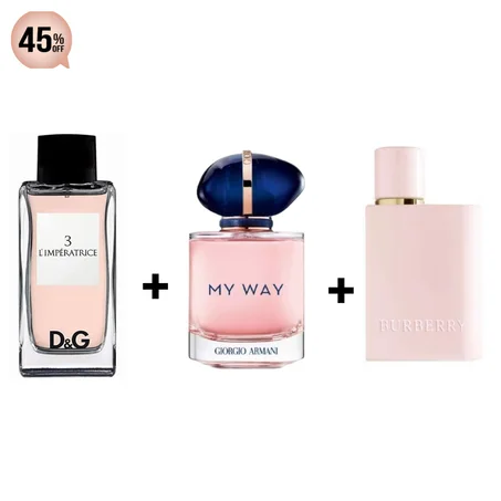 L'impératrice + My way + Burberry élixir