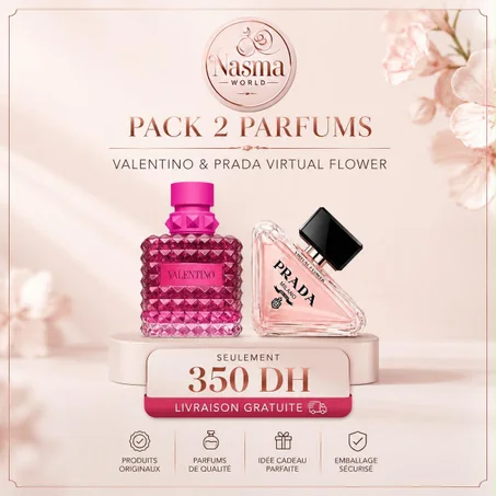 Prada Paradoxe  Virtual Flowers + Valentino pink