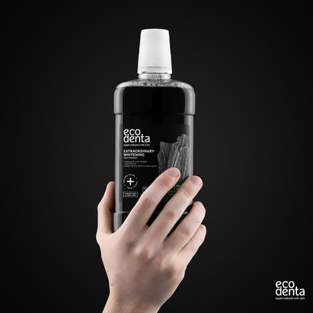 Bain de bouche blanchissant au charbon actif