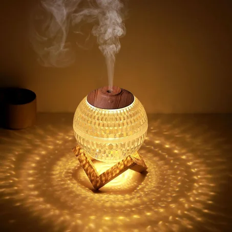 Aroma Lamp مرطب هواء كريستالي - لمسة من الرقي والانتعاش