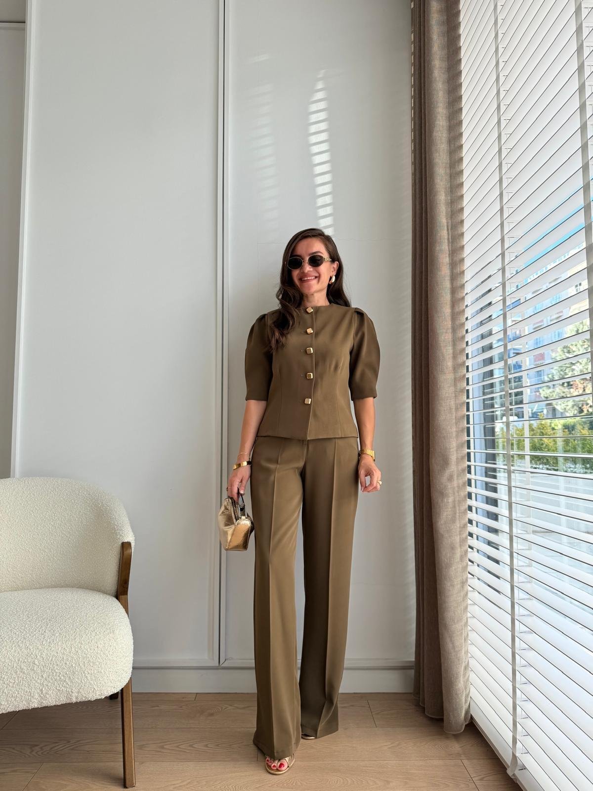 Ensemble veste  manches ballon