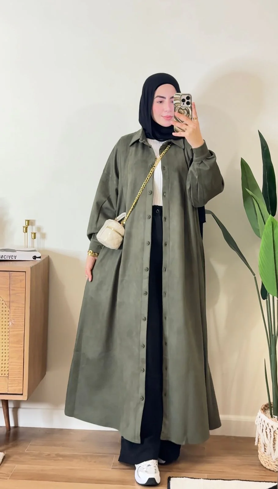 Chemise longue d'hiver