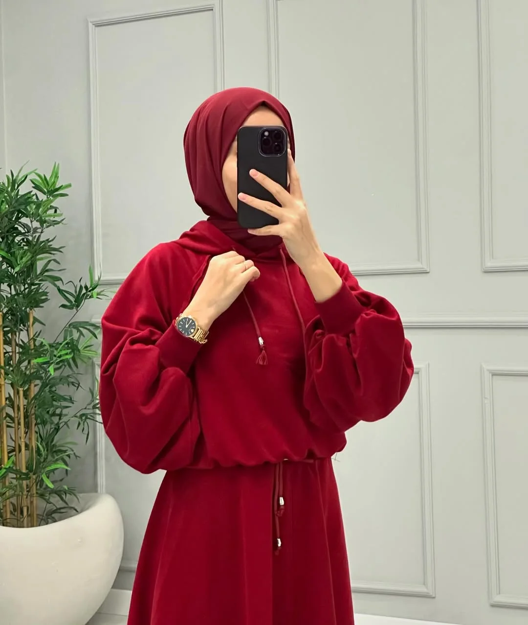 Ensemble jupe et haut à capuche FlorE