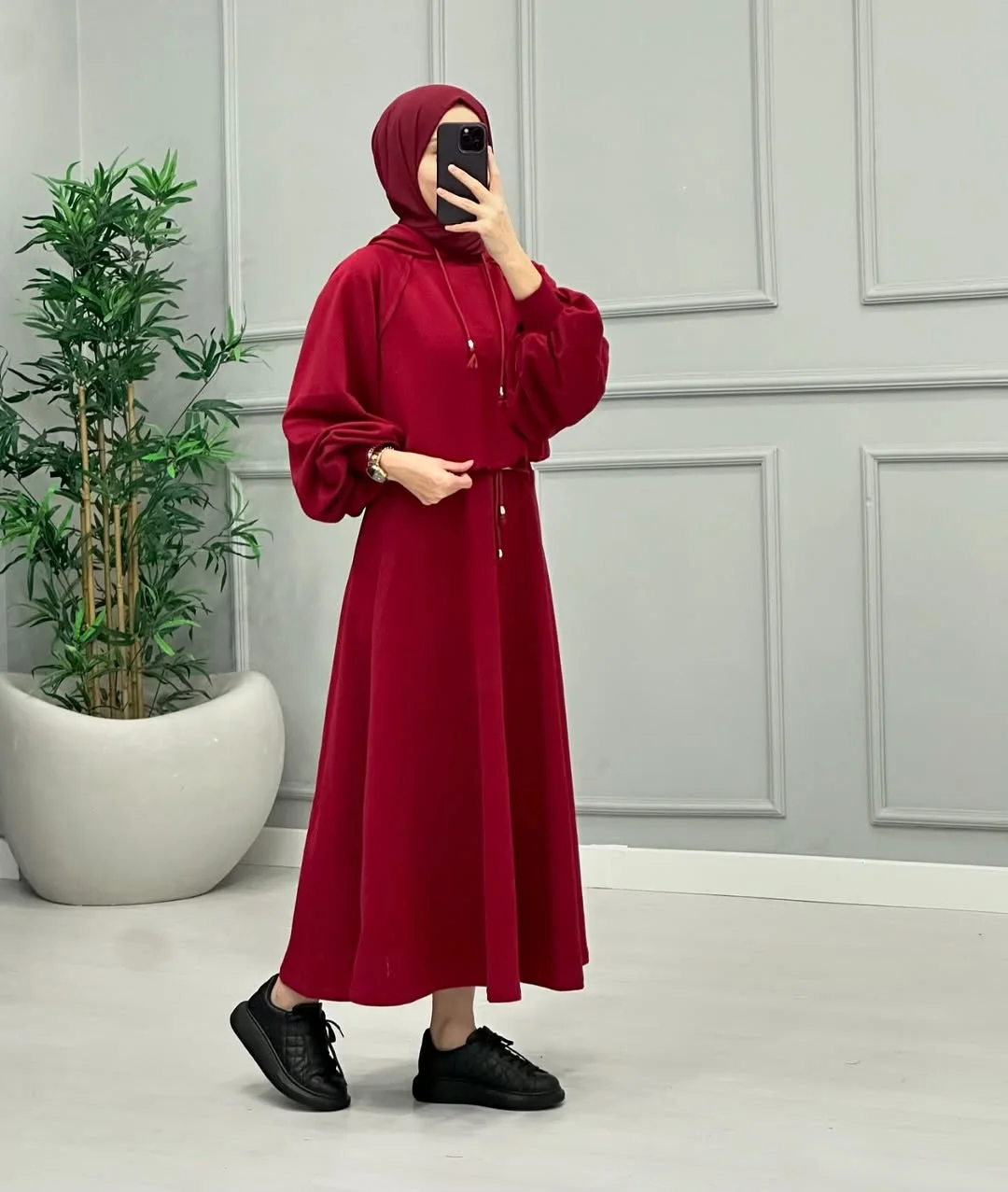 Ensemble jupe et haut à capuche FlorE