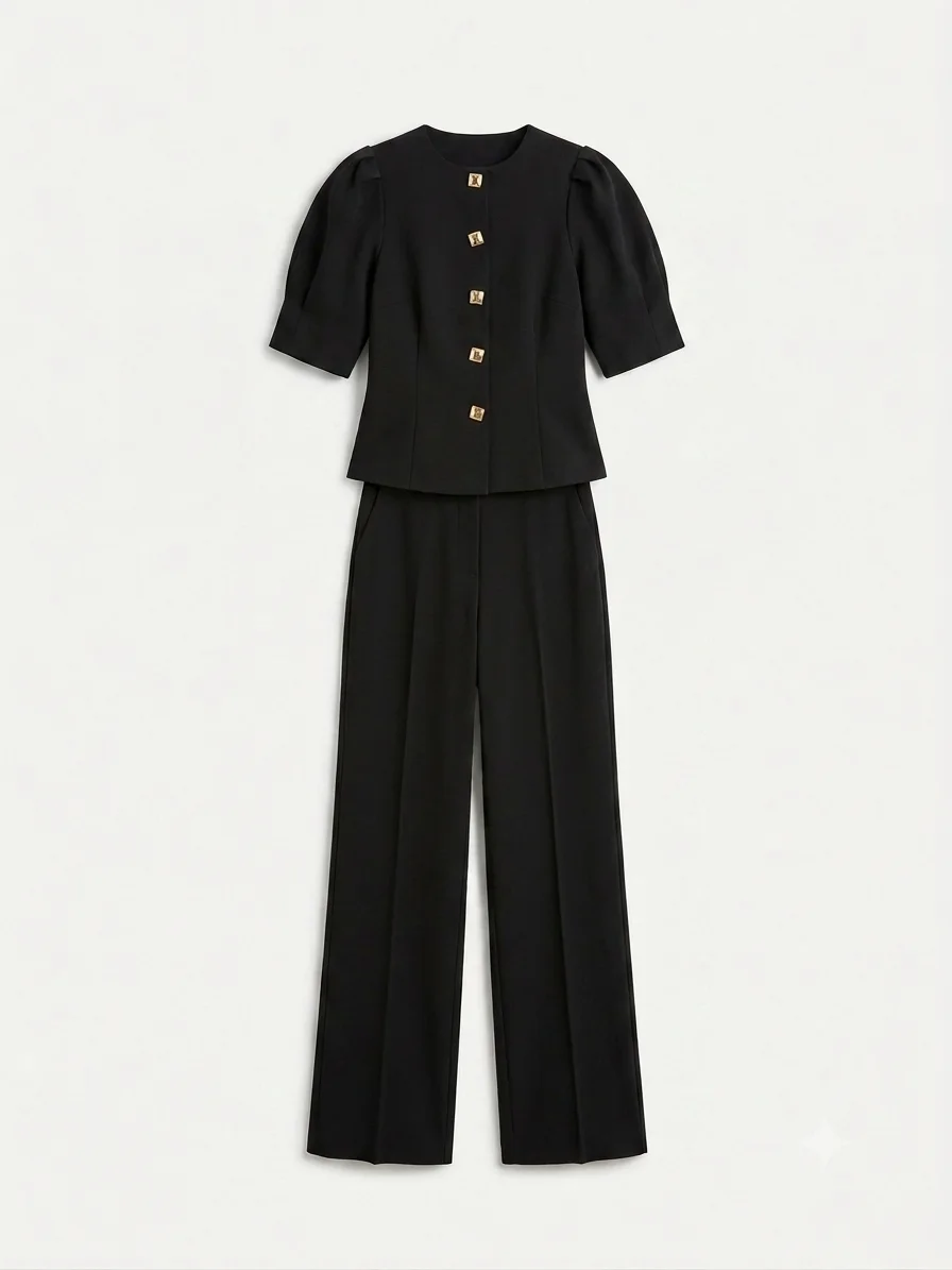 Ensemble veste  manches ballon