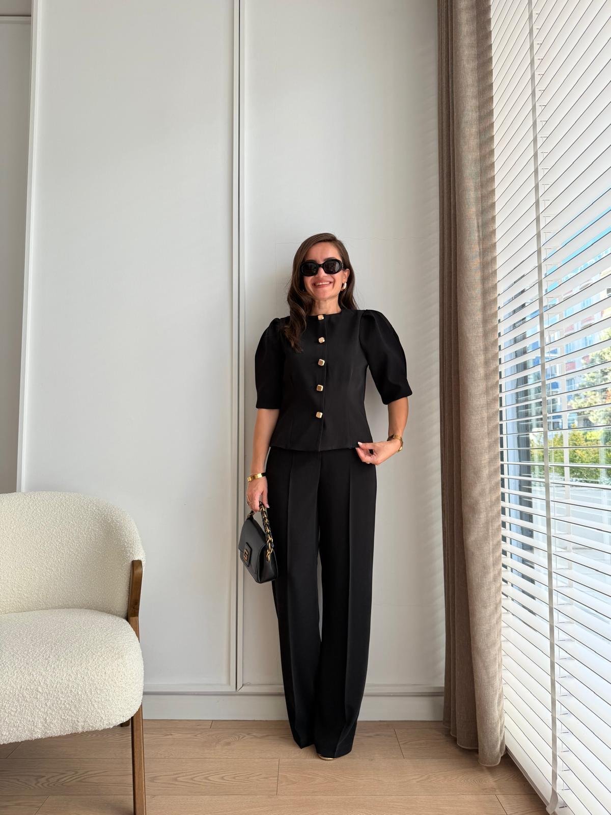 Ensemble veste  manches ballon