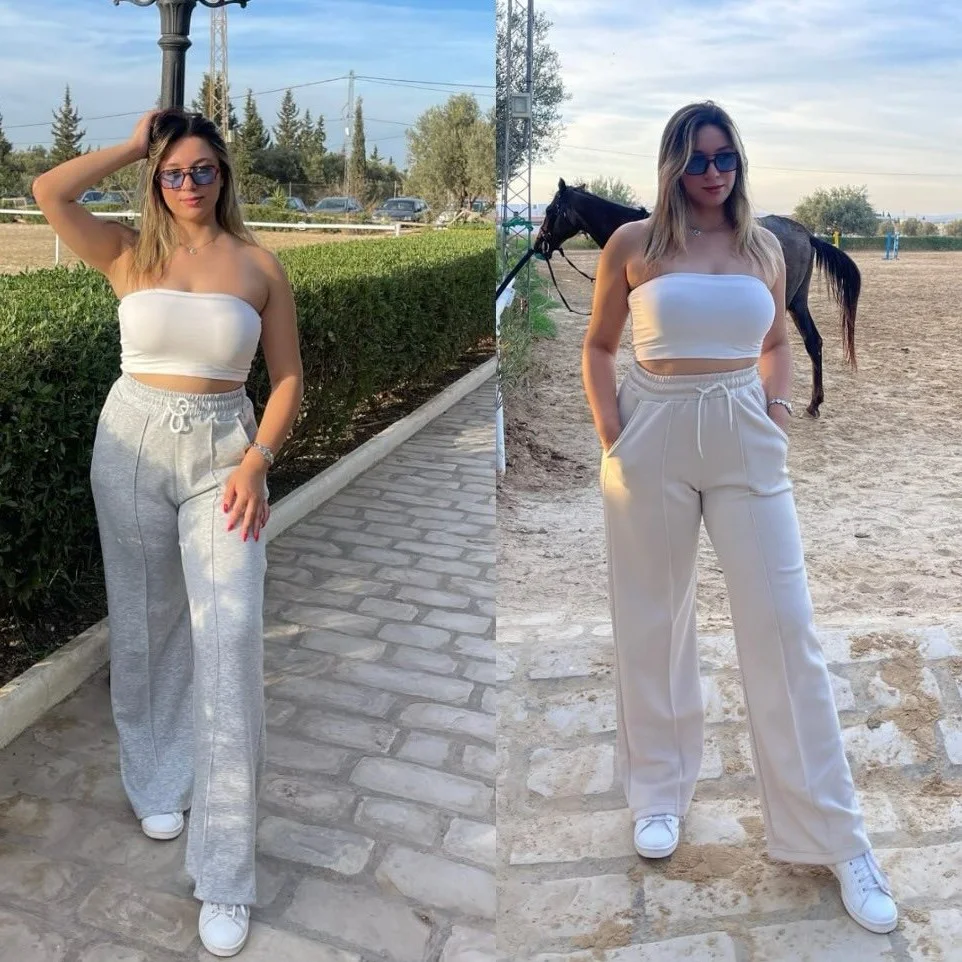 Pantalon Casual Femme