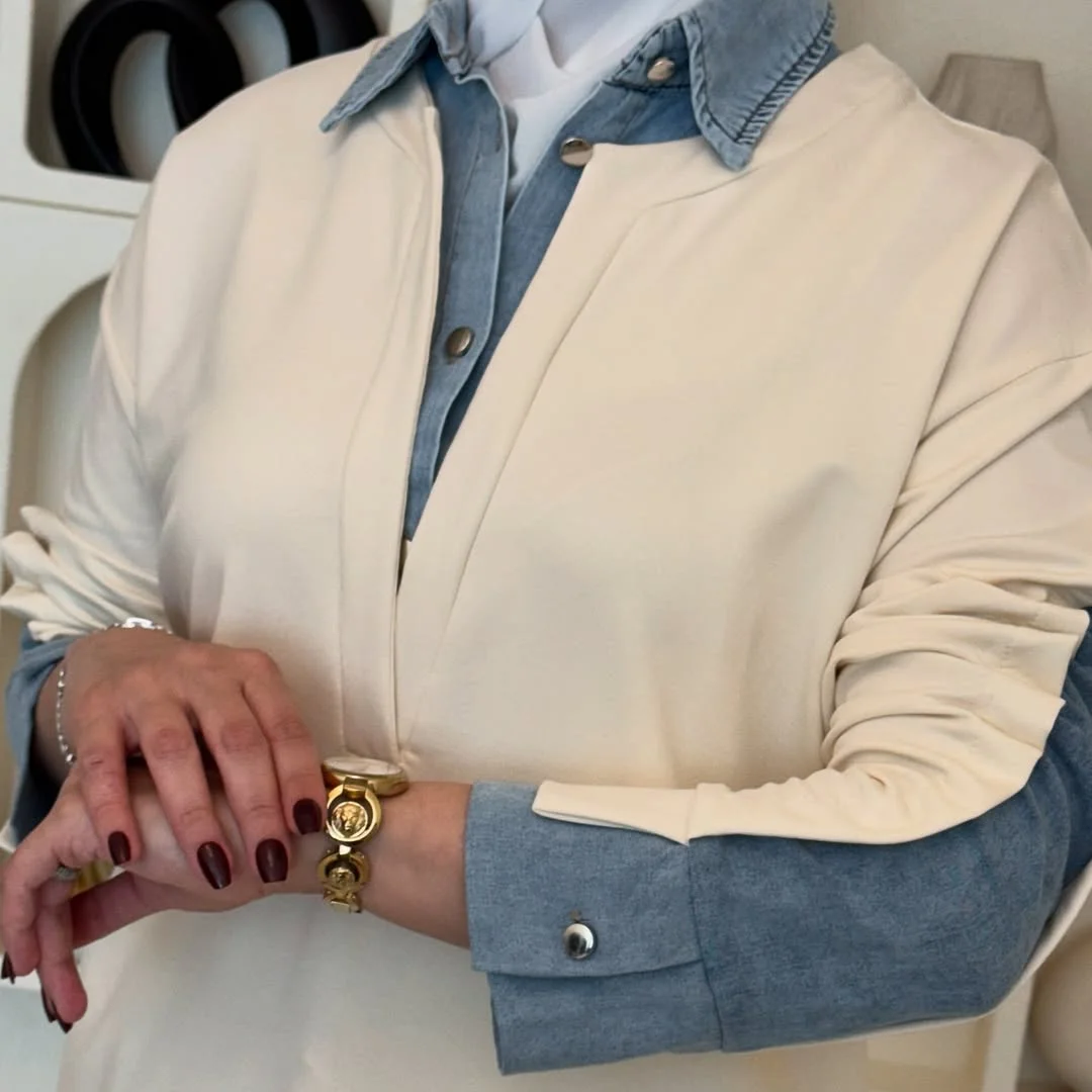 Ensemble Col de chemise jeans