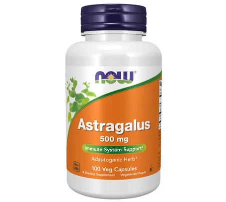 Now Astragalus 500 mg 100 veg capsules