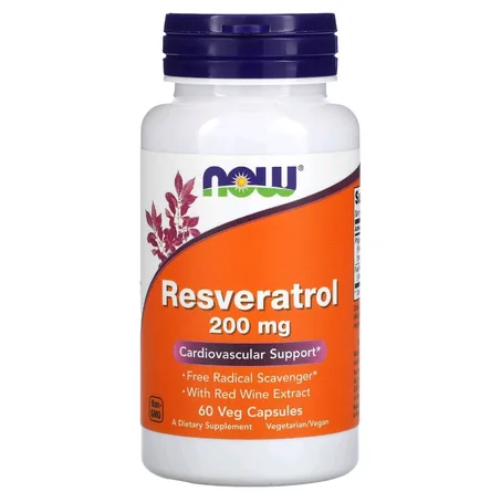 Now Resveratrol 200 mg 60 veg capsules