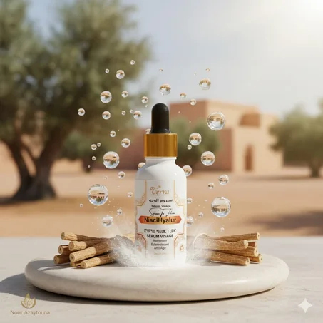 NiaciHyalur sérum to Lotion visage à la Niacinamide 5% , acide hyaluronique & L'extrait de réglisse(30ml)