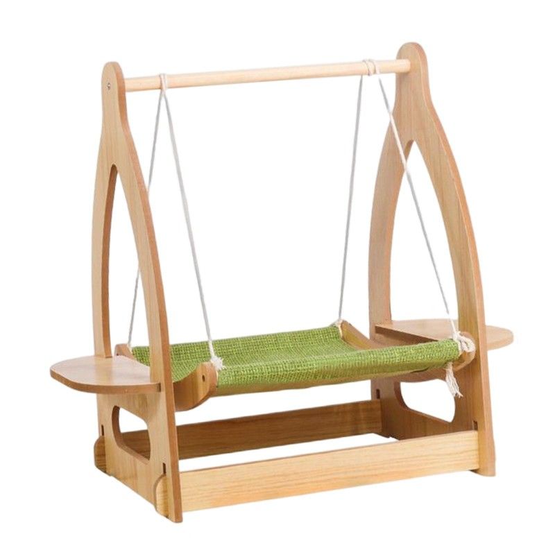 😻 Hamac en Bois pour Chat – Luxe, Confort & Style
