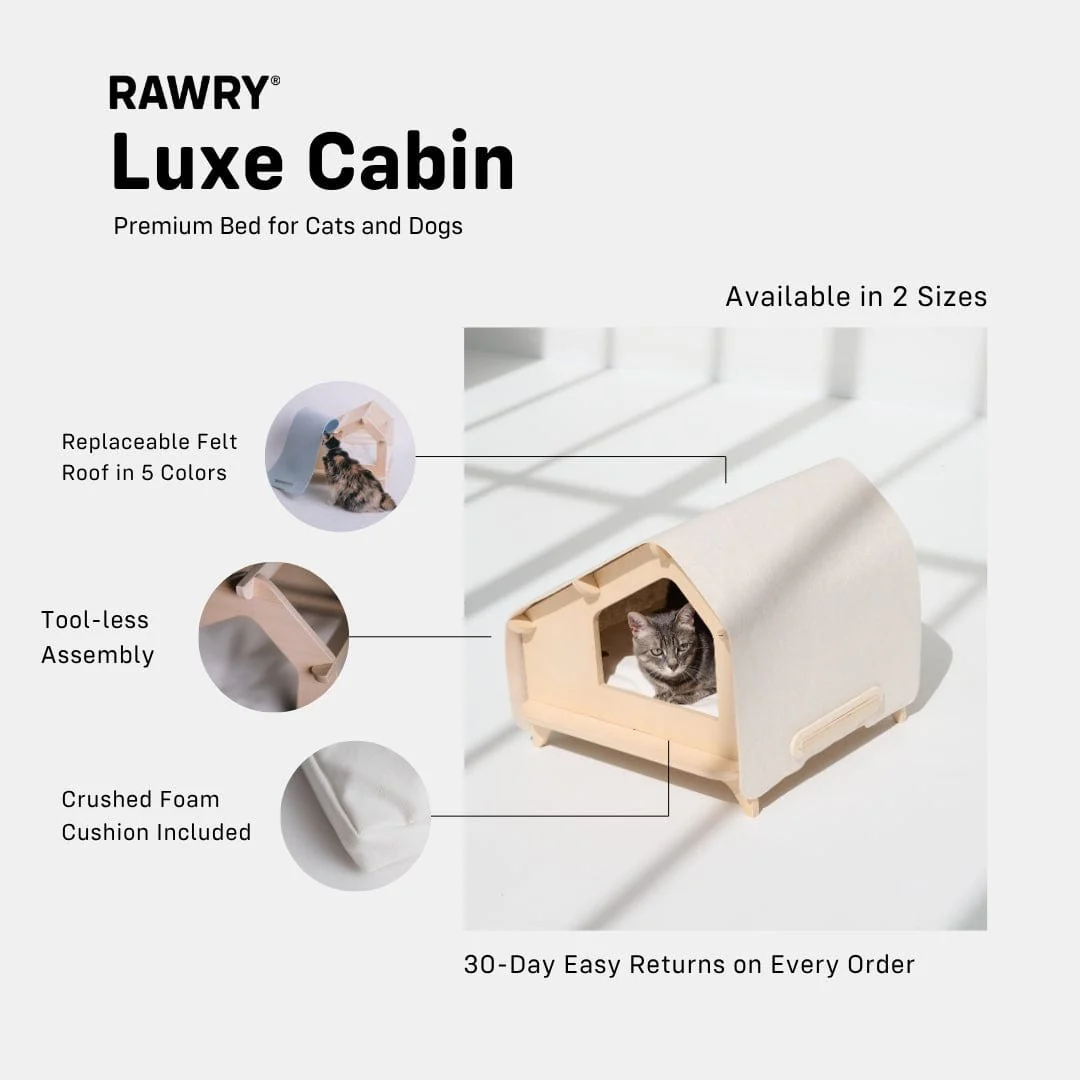 Luxe Cabin chats et petits chiens