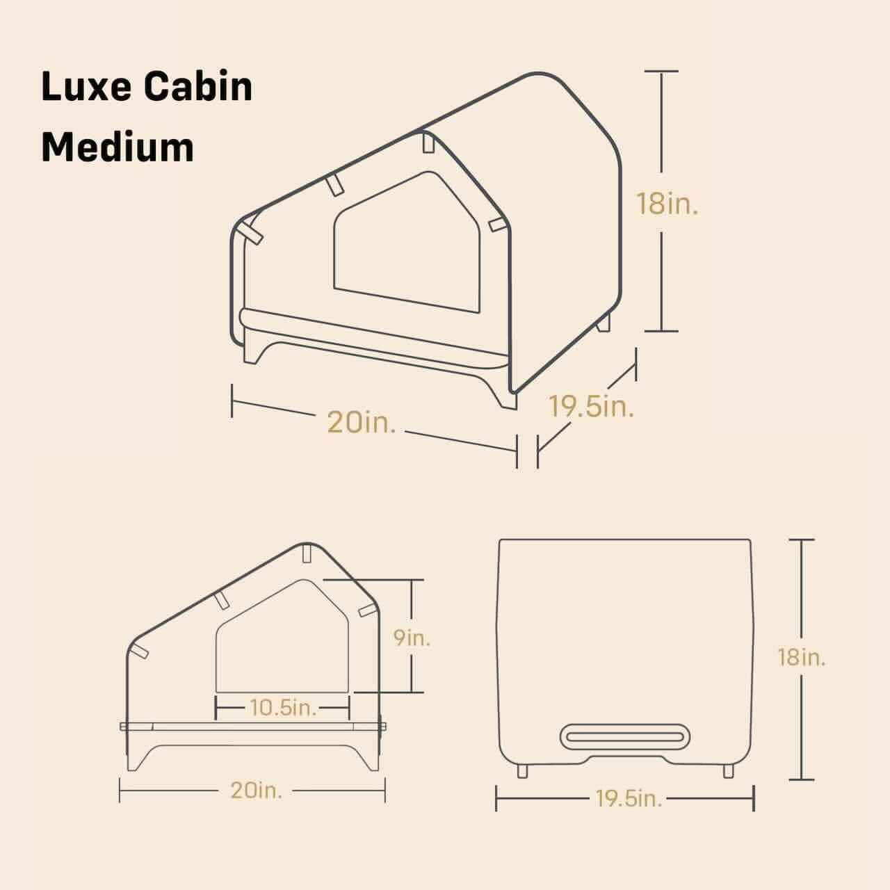 Luxe Cabin chats et petits chiens