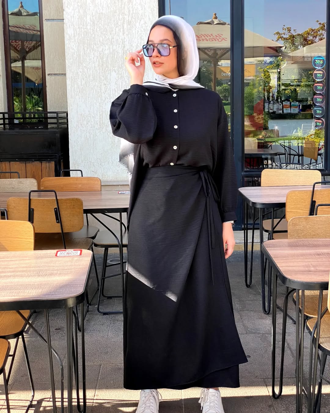طقم كتان من قطعتين