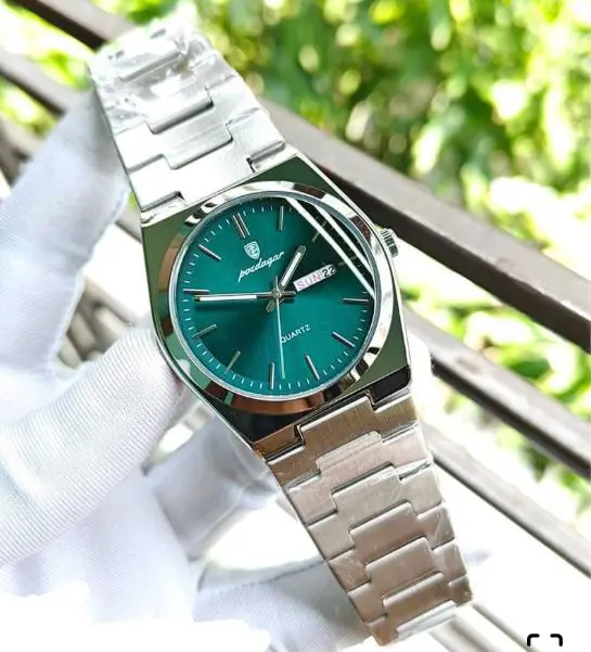 Poedagar luxury Men's Watch(Green)