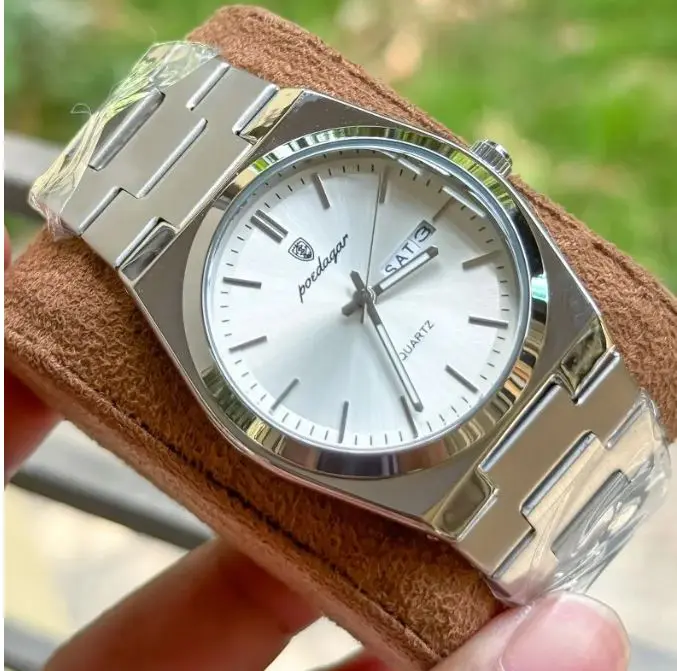 Poedagar luxury Men's Watch(White)