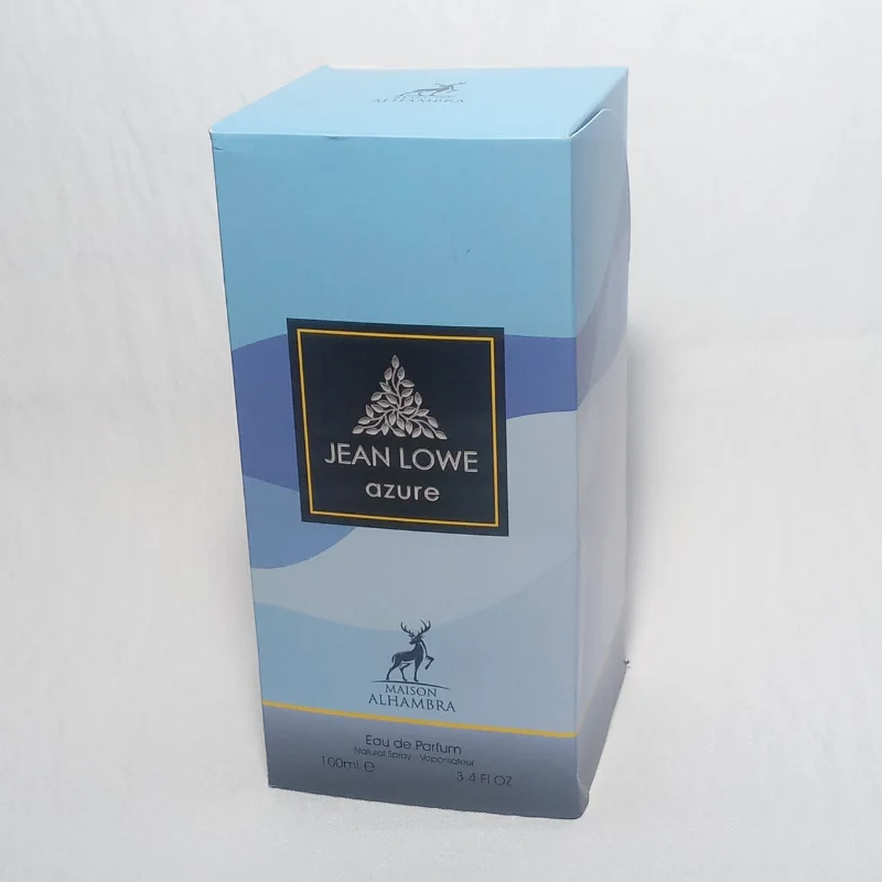 Parfum original Jean Lowe Azure Maison Alhambra Unisexe E 100 ML EAU DE PARFUM 3.4 FL.OZ