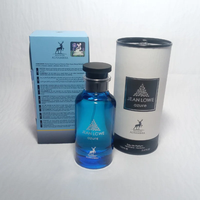 Parfum original Jean Lowe Azure Maison Alhambra Unisexe E 100 ML EAU DE PARFUM 3.4 FL.OZ